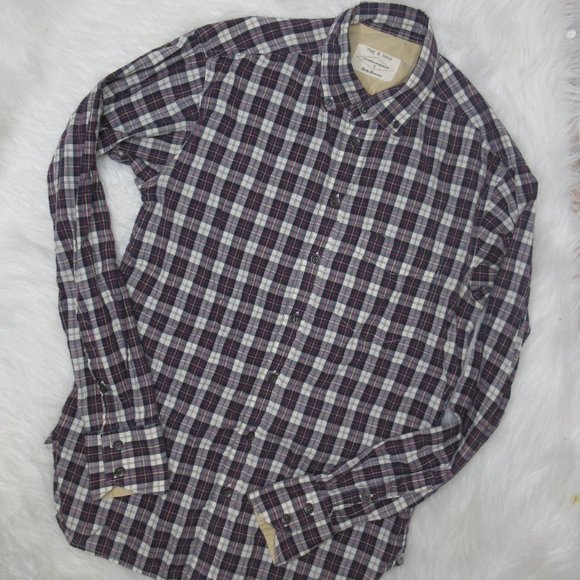 Rag & Bone tailored workwear Button Down Shirt S - Picture 4 of 8